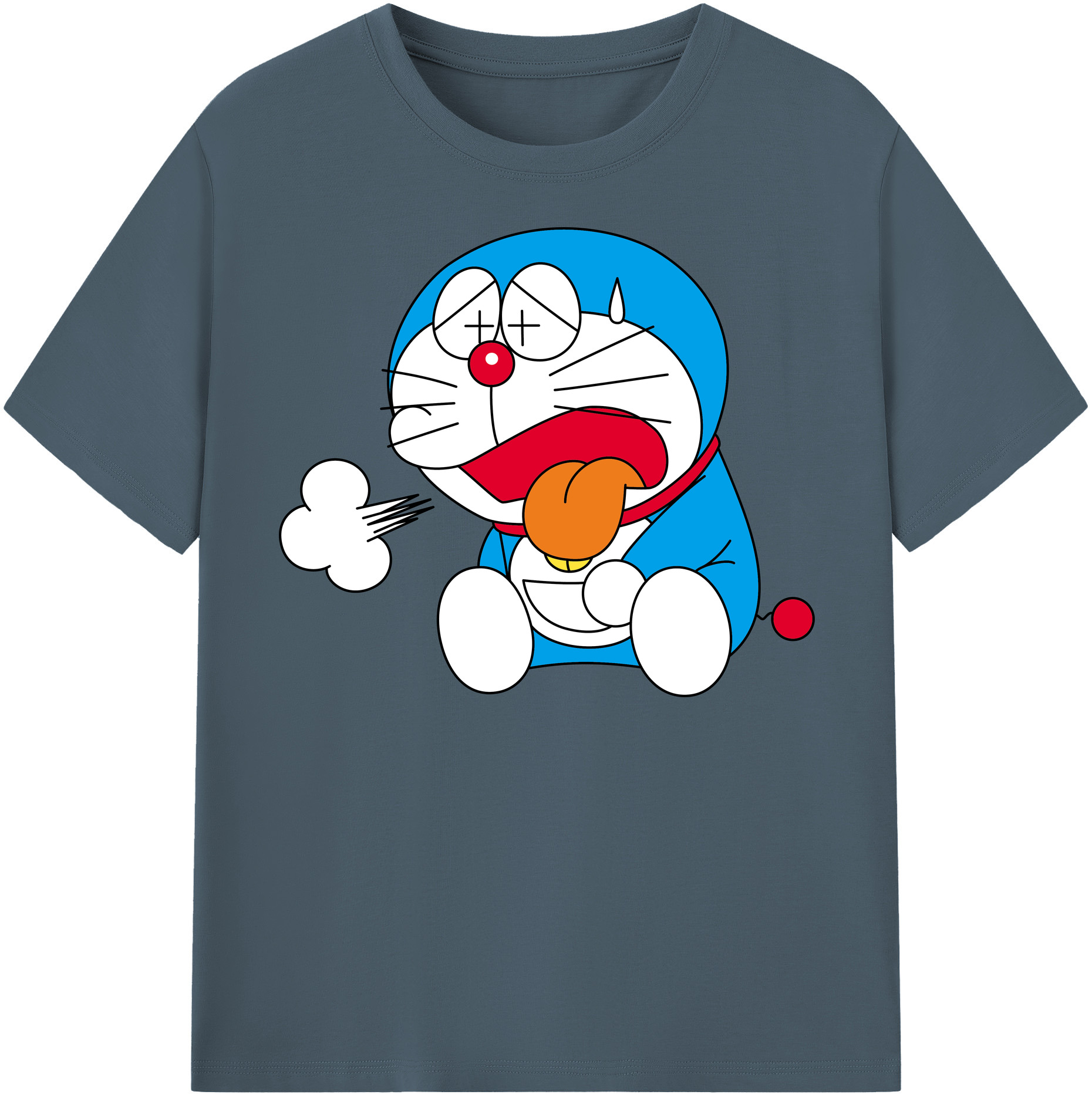 （画像用） ドラえもん Doraemon 綿100％半袖Tシャツ（フロントプリント）
